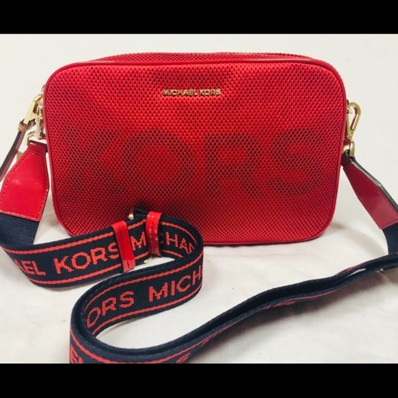 MICHAEL Michael Kors Handbags - New Michael Kors Large Red  Logo Crossbody Purse